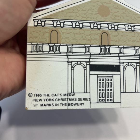 The Cats Meow New York Christmas Series 1995 Lot Of 4 - Picture 16 of 16